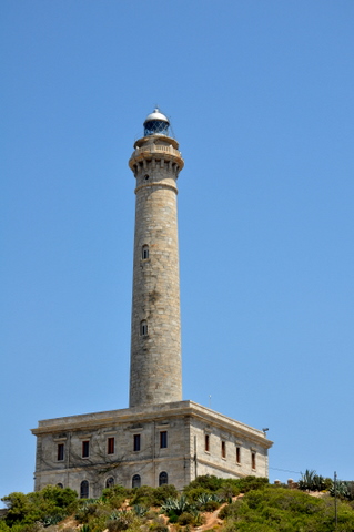 Cabo de Palos, the lighthouse, marina and sheltered beaches
